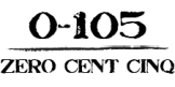 Zero Cent Cinq